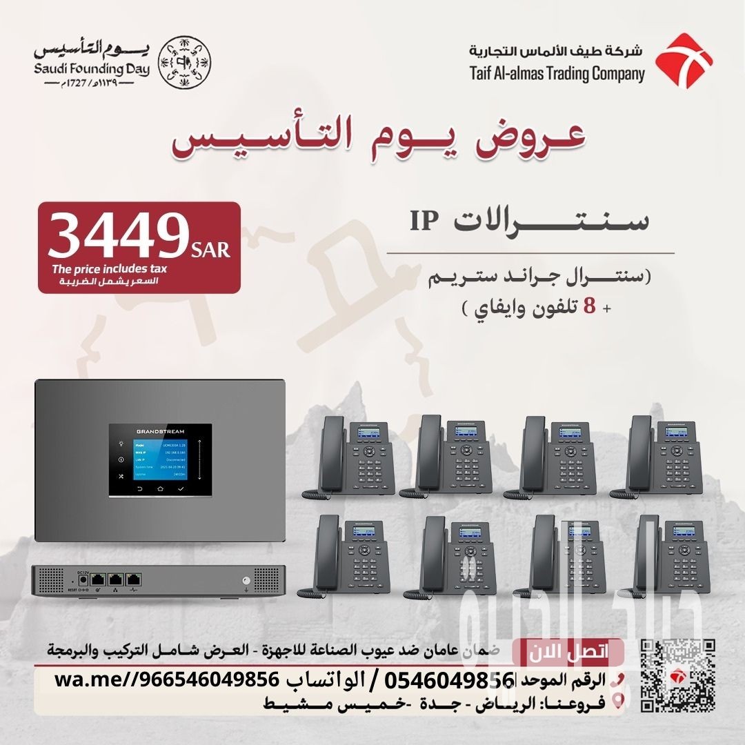 الحل الأمثل لإدارة اتصالاتك  سنترالات IP